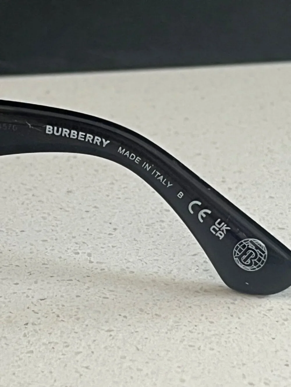 Burberry BE4422U cat eye black sunglasses